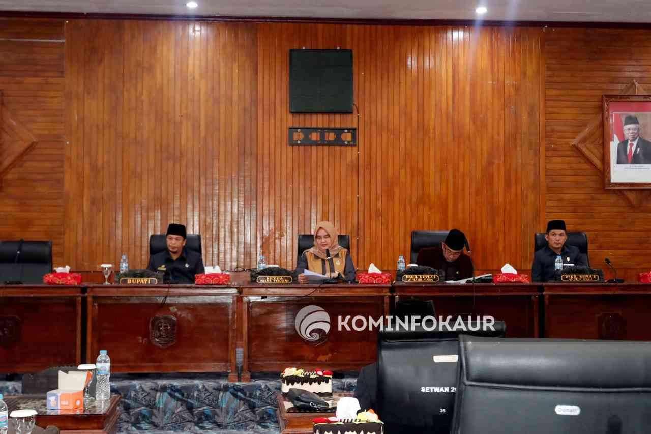 Raperda Pelaksanaan APBD Kabupaten Kaur Tahun Anggaran 2022 Disetujui